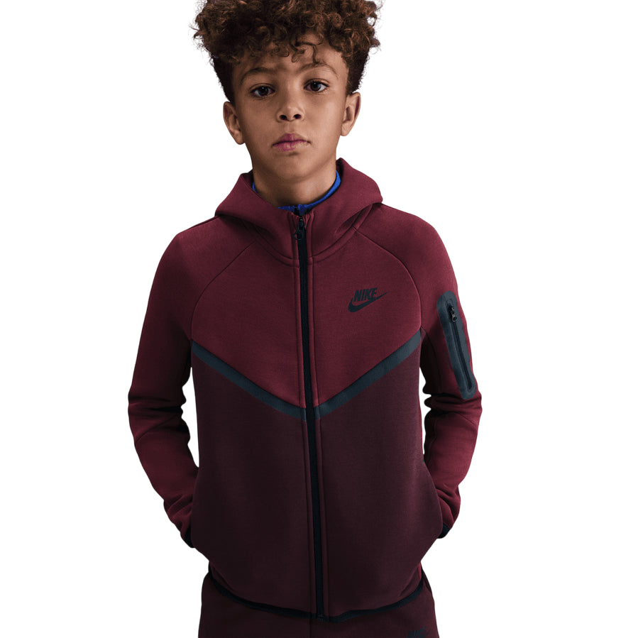Nike Felpa Sportswear Tech Fleece HV5867-653 Bordeaux – Comfort e Stile - FRONT