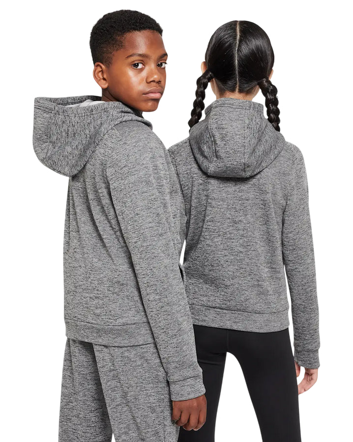 Nike Felpa con Cappuccio Multi Stain Repel HF4414-010 Nero – Therma-FIT, Antimacchia, Junior - retro 