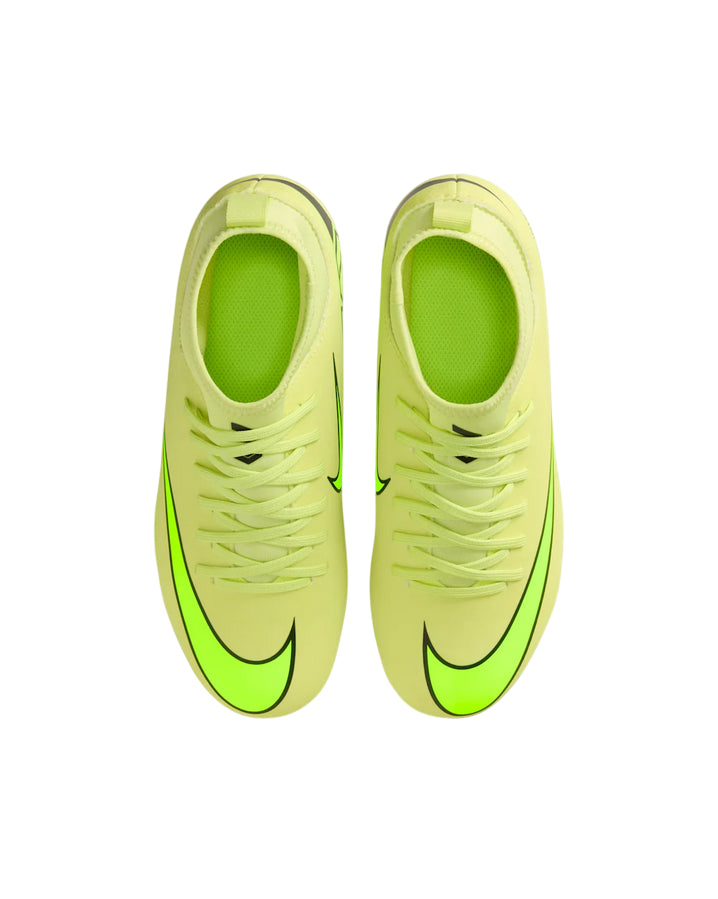 Nike Jr. Mercurial Superfly 10 Club FQ8318-300 Lime | Scarpa calcio multiterreno alta bambino - alto