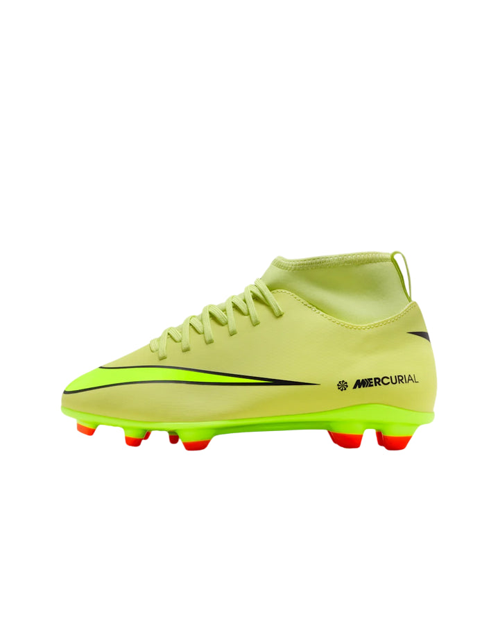 Nike Jr. Mercurial Superfly 10 Club FQ8318-300 Lime | Scarpa calcio multiterreno alta bambino - interno