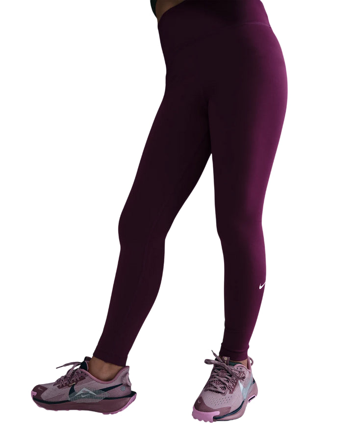 Nike Leggings Vita Alta Dri-FIT One FZ5605-610 Bordeaux – Morbidi, Traspiranti, Per Ragazze