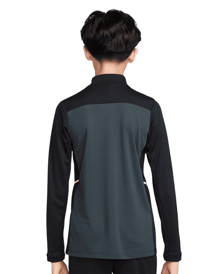 Nike Maglia Calcio Allenamento Dri-FIT Academy HJ3721-390 Verde – Zip 1/4, Traspirante - retro