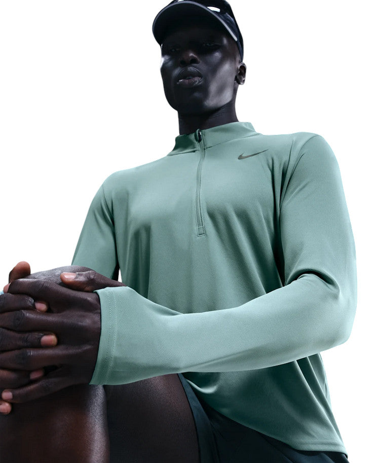 Nike Maglia da Running con Zip a Mezza Lunghezza Dri-FIT Pacer FQ2494-017 Verde – Performance, Traspirabilità e Stile Moderno