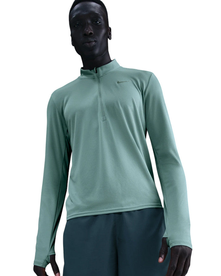 Nike Maglia da Running con Zip a Mezza Lunghezza Dri-FIT Pacer FQ2494-017 Verde – Performance, Traspirabilità e Stile Moderno fronte