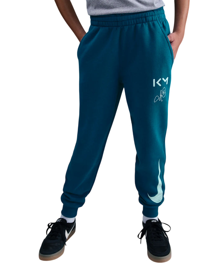 Nike Pantaloni Jogger Football Kylian Mbappé Club Fleece II1506-390 Grand Purple – Bambino Calcio, Comfort - fronte