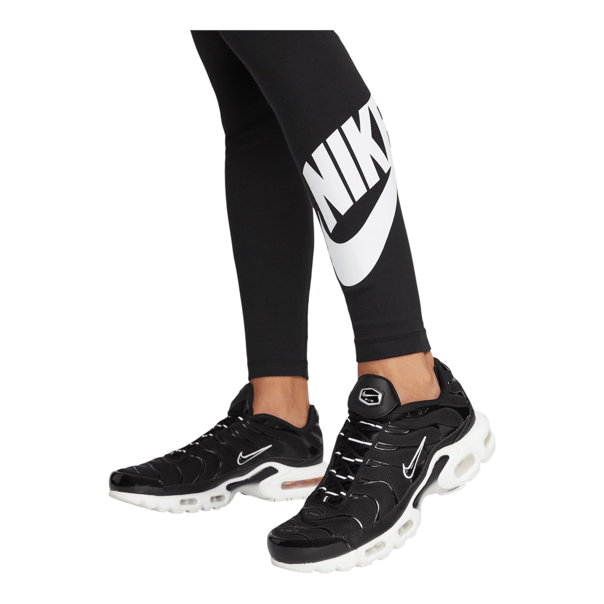 Nike Sportswear Classics Leggings a vita alta con grafica – Donna DV7791-010 nero logo
