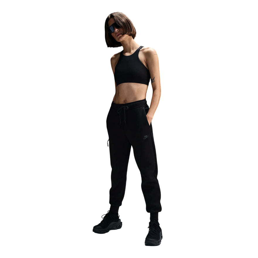 Nike Sportswear Pantaloni Donna Tech Fleece Jogger HV6779-010 neri - Vista Frontale