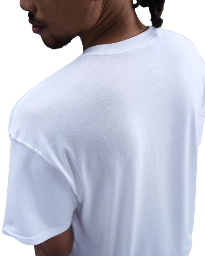 Nike T-shirt Sportswear HV0178-100 Bianco – Cotone Medio, Loose Fit, Iconica - RETRO