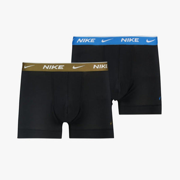 Nike TRUNK 2PK KE1085 YPV Nero - Set 2 Boxer Uomo Cotone Elastico Traspirante