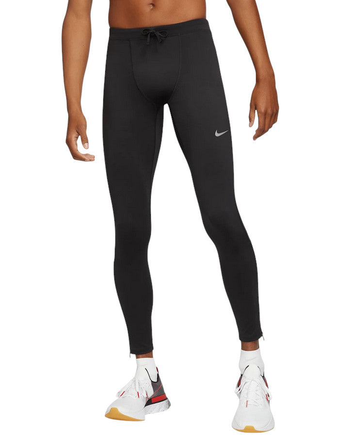 Nike Tights da Running Dri-FIT Challenger CZ8830-010 Nero – Comfort Traspirante e Performance Elevata frontale