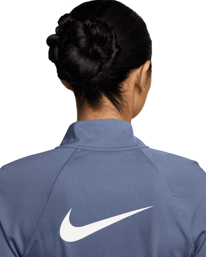 Nike Top Running Donna Dri-FIT Tempo Swoosh HV2842-499 Blu -logo 