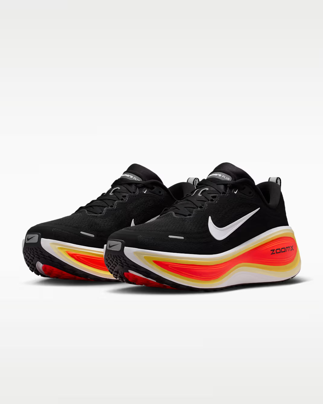 Nike Vomero Plus HV8150-009 Nero Bright Crimson Running Uomo coppia