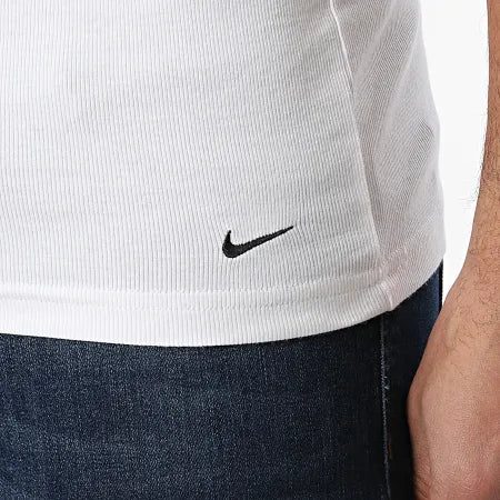 Nike canotta da uomo Essential Cotton Stretch KE1274 MED bianco