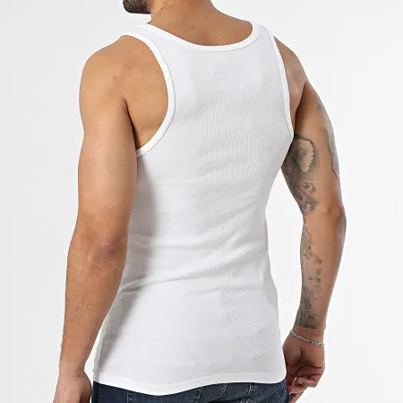 Nike canotta da uomo Essential Cotton Stretch KE1274 MED bianco