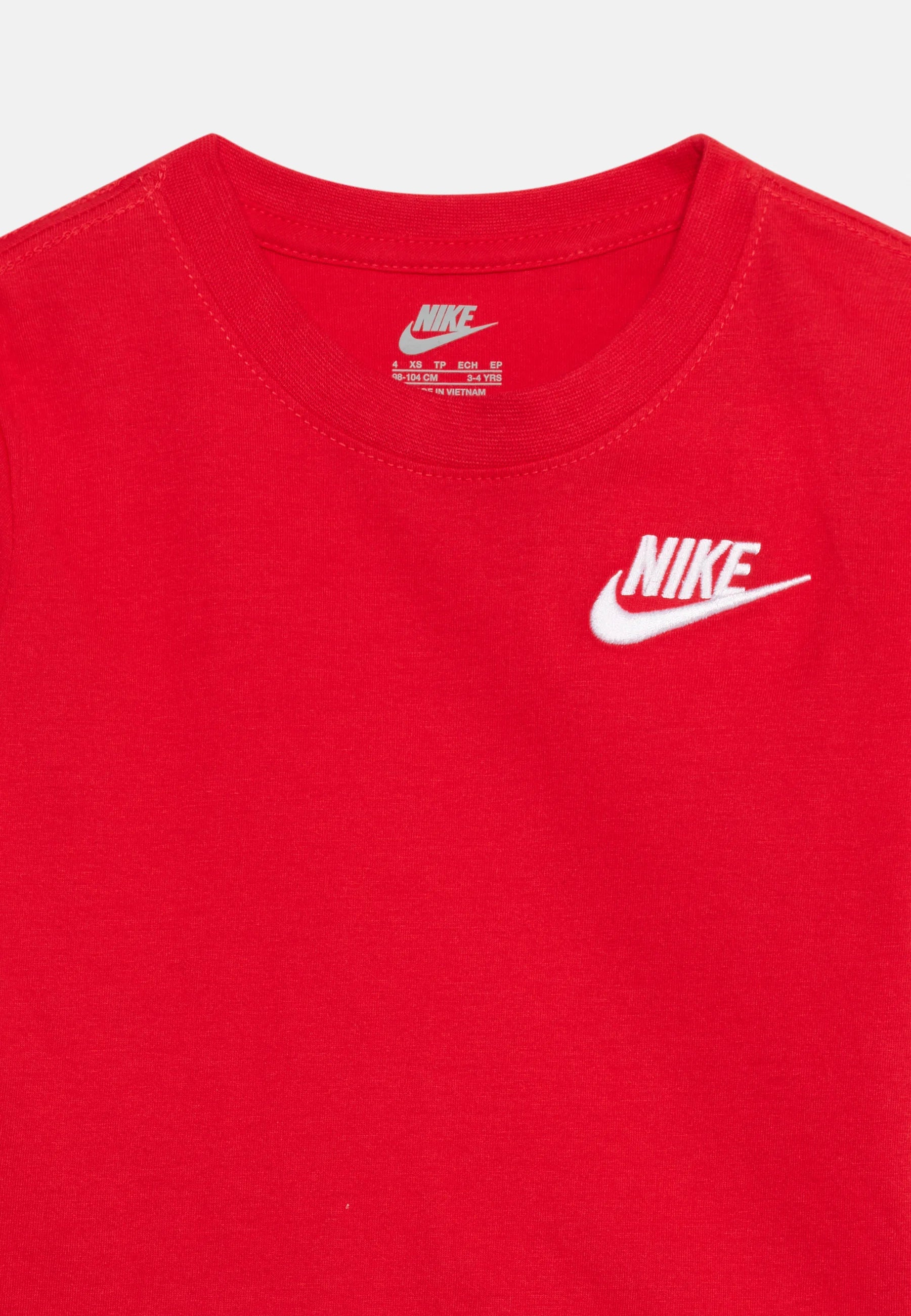 Nike completino Club Set da ragazzo 86M143-R0P rosso-nero