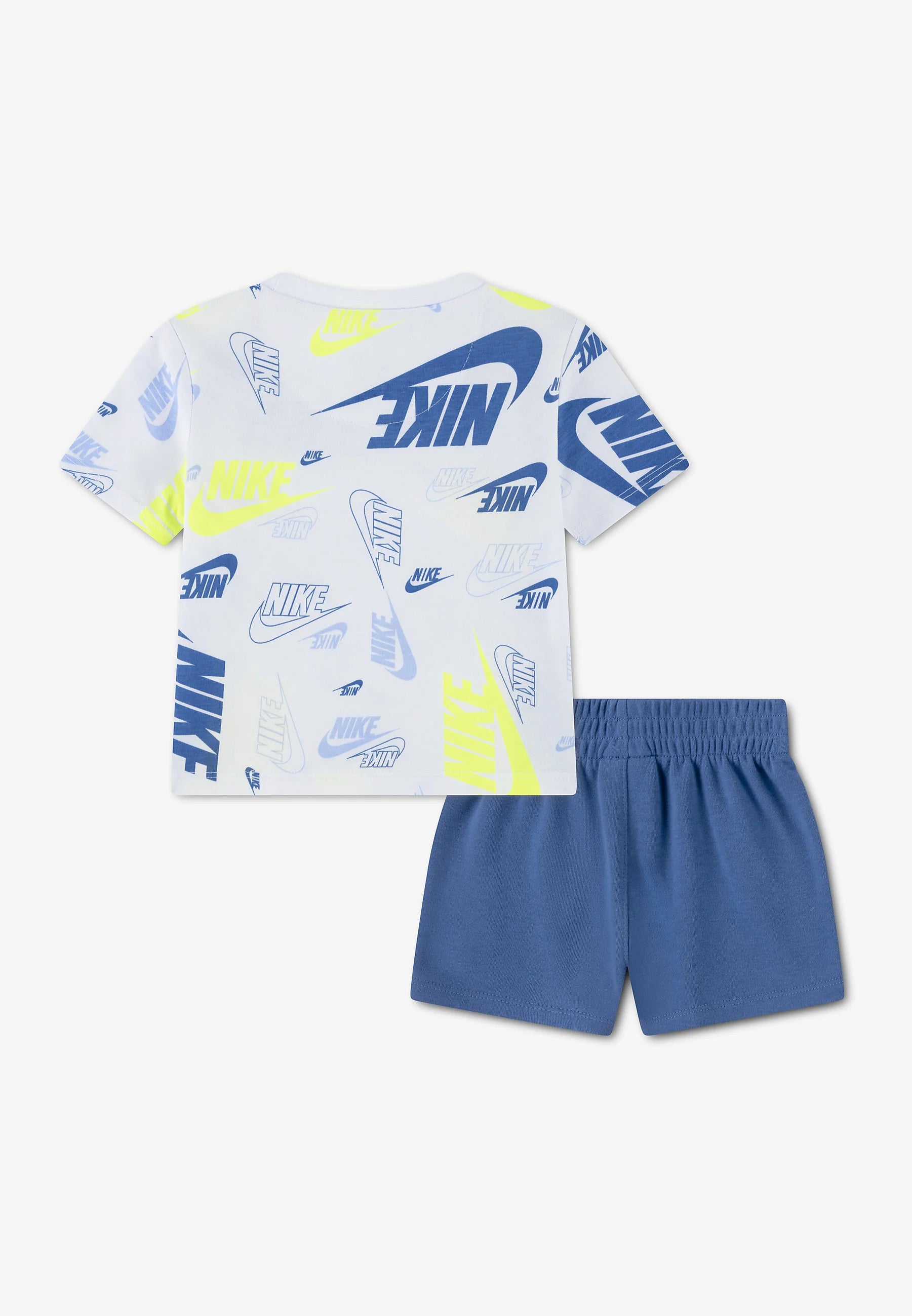 Nike completino bimbo 66N043-B4T bianco-azzurro