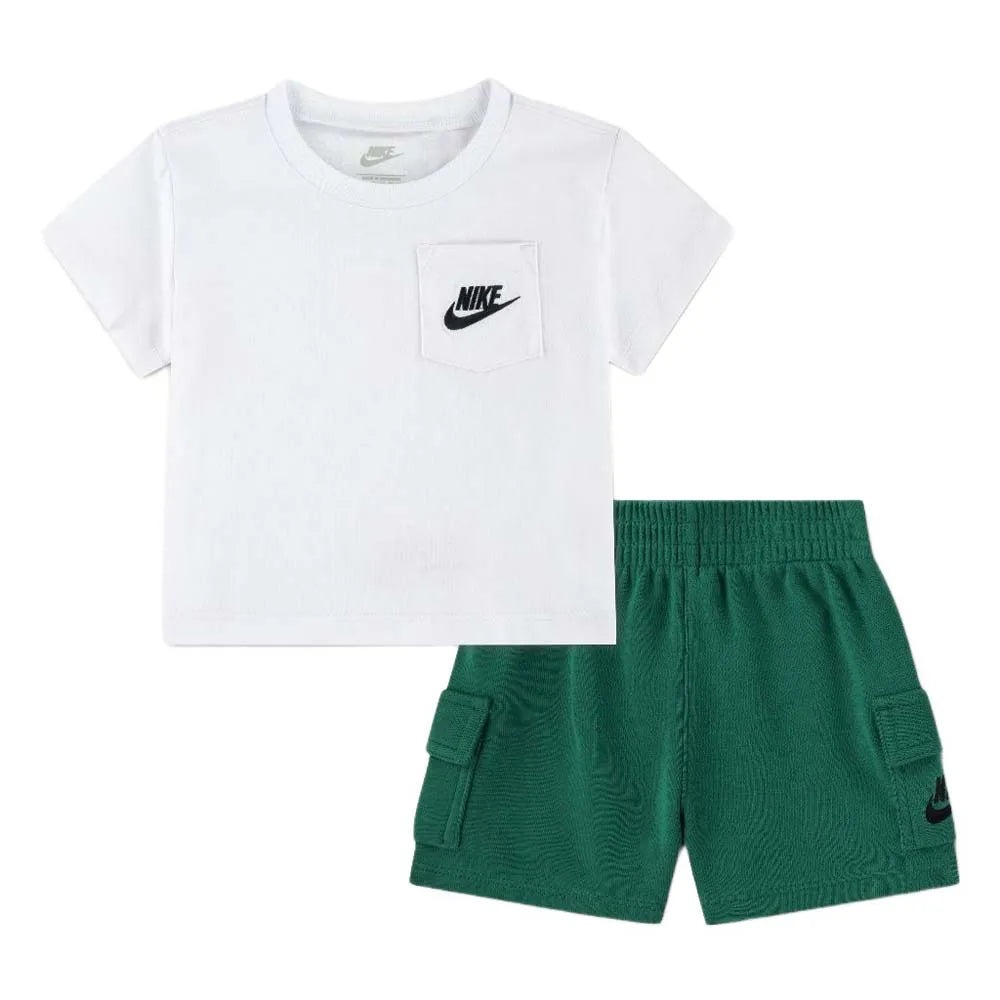 Nike completo sportivo da bimbo Futura 66N041-EJ1 bianco-verde