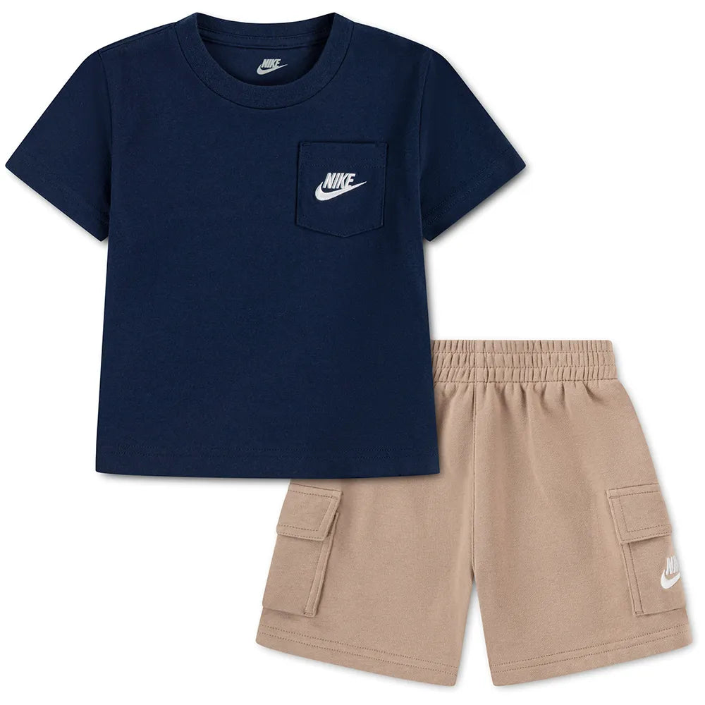 Nike completo sportivo da bimbo Futura 86N041-X0L blu-beige