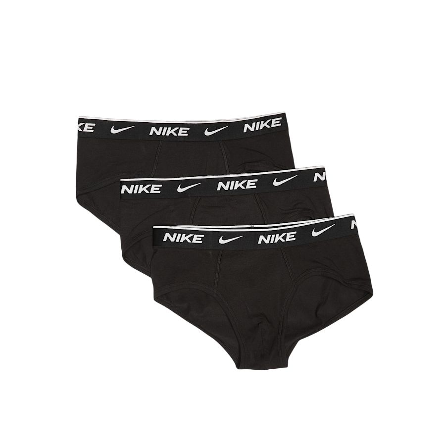 Nike confezione di 3 slip da junior Dri-Fit Essential Cotton Strech 9N1185-023 nero-bianco