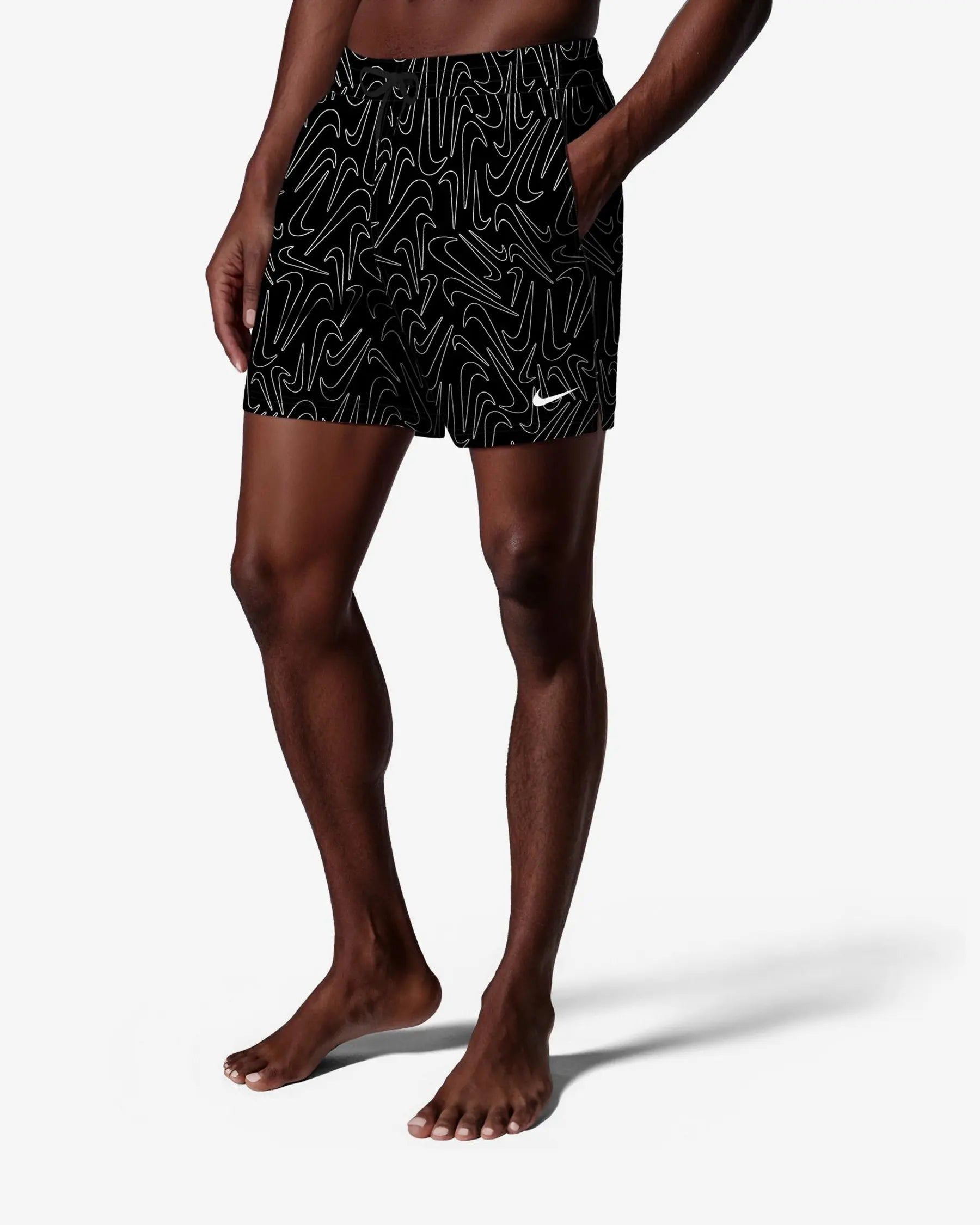 Nike costume da mare a pantaloncino 5 Volley NESSG572-001 nero
