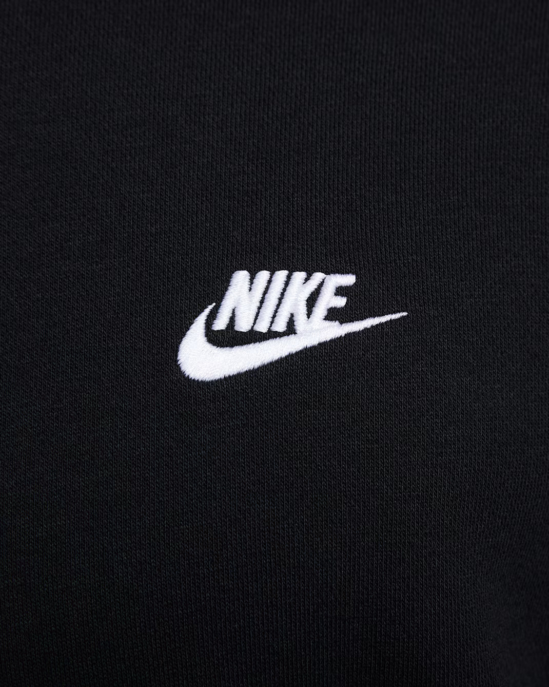 Nike felpa Club girocollo in French Terry – Uomo FN3888-010 nero