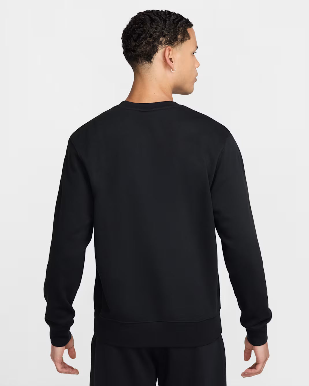 Nike felpa Club girocollo in French Terry – Uomo FN3888-010 nero