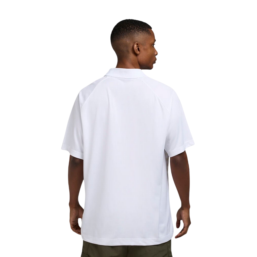 Nike maglietta con colletto da uomo manica corta Swoosh Air Football Jersey AOP IB8019-100 bianco