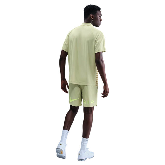 Nike maglietta con colletto da uomo manica corta Swoosh Air Football Jersey AOP IB8019-371 verde