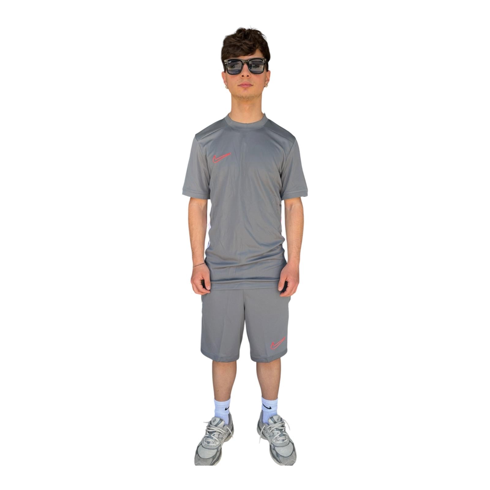 Nike maglietta da calcio uomo Academy Dri-Fit HJ3716-015 grigio