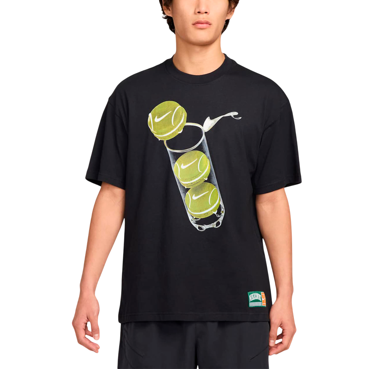 Nike maglietta manica corta da uomo Court Tennis Max90 HJ3468-010 nero
