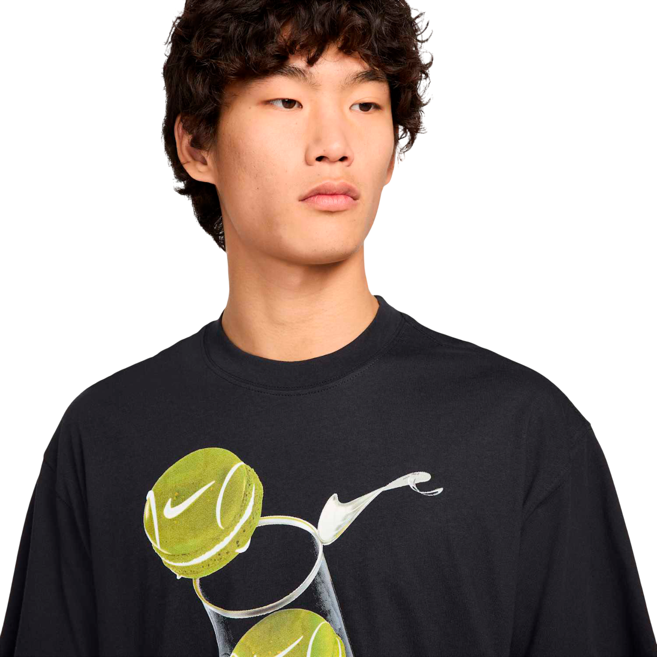 Nike maglietta manica corta da uomo Court Tennis Max90 HJ3468-010 nero