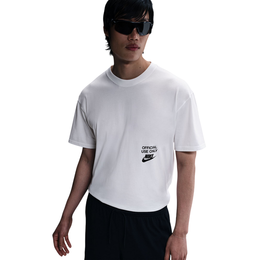 Nike maglietta manica corta da uomo Max90 HJ0774-100 bianco