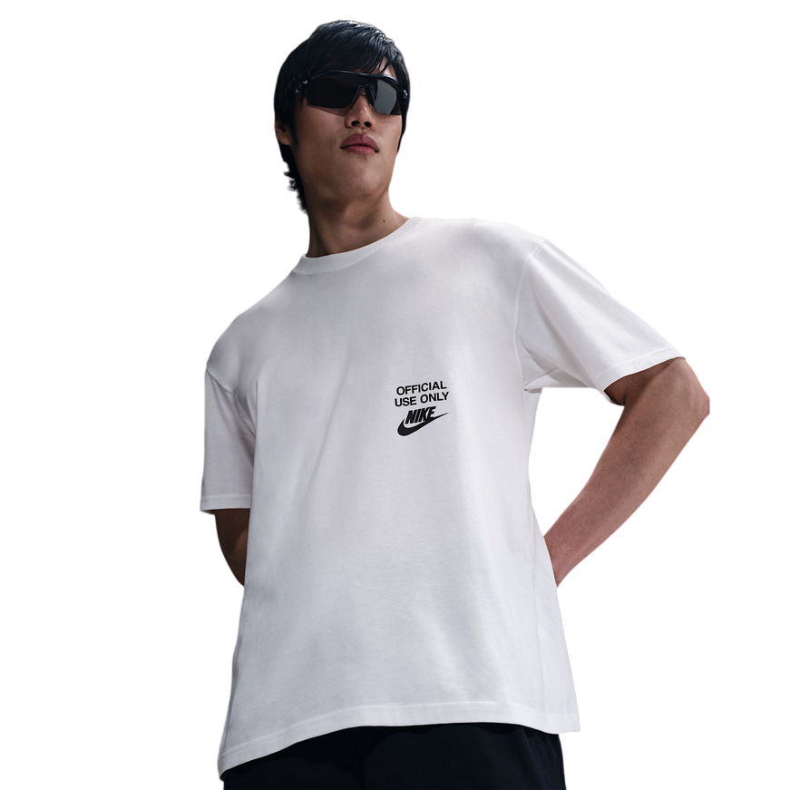 Nike maglietta manica corta da uomo Max90 HJ0774-100 bianco