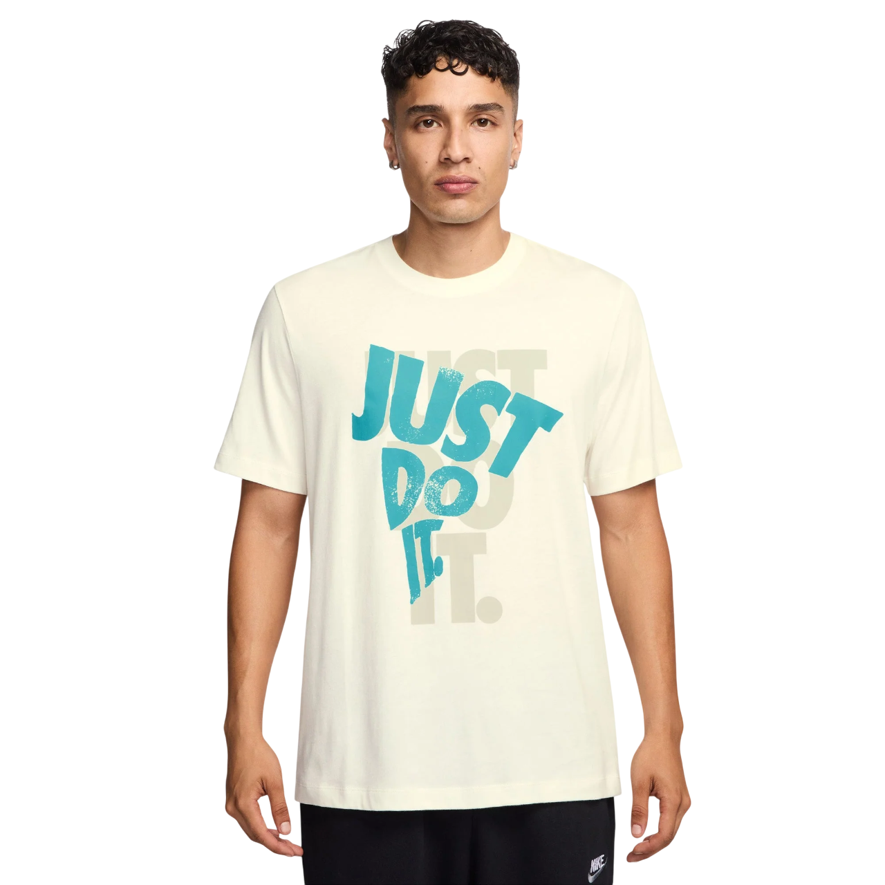 Nike maglietta manica corta da uomo Sportswear Just Do It HJ0554-133 bianco