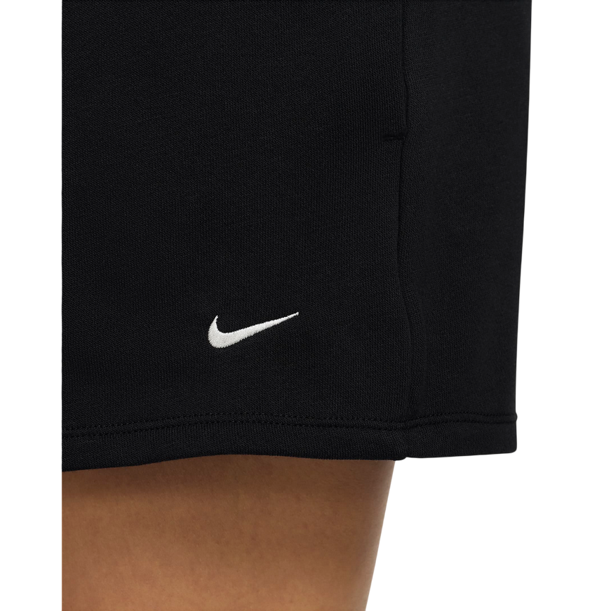 Nike pantaloncino sportivo da donna in cotone garzato leggero French Terry HF6940-010 nero