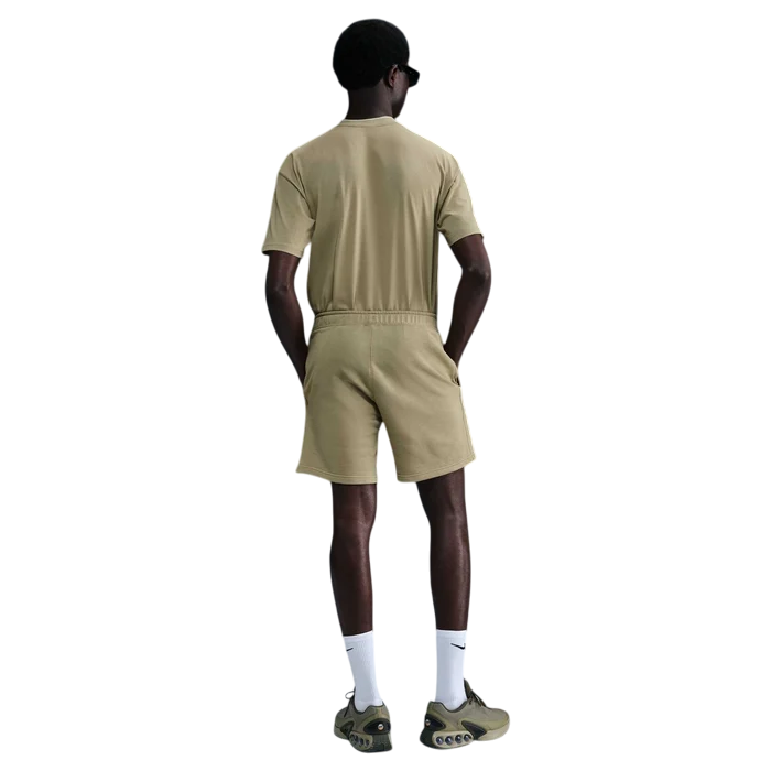 Nike pantaloncino sportivo da uomo in felpa di cotone garzato Air French Terry HM0178-276 salvia