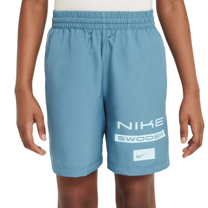 Nike pantaloncino sportivo junior in Dri-Fit HJ3801-006  blu cobalto