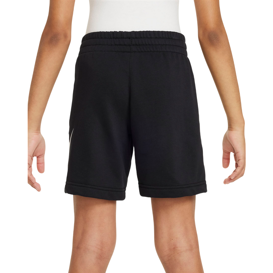 Nike pantaloncino sportivo junior in cotone garzato Sportswear Club FD2997-010 nero