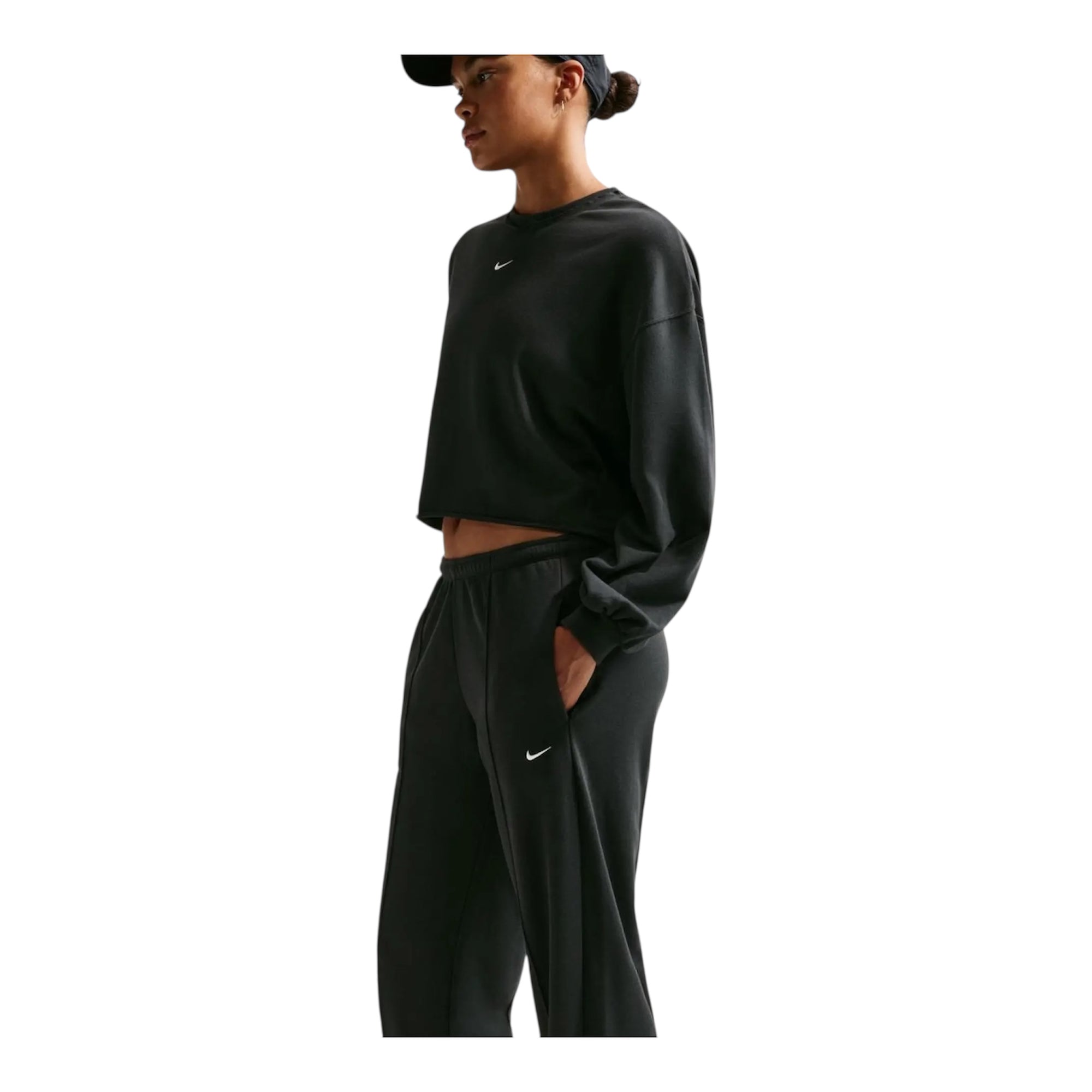 Nike pantalone donna IF0232-010 nero lato