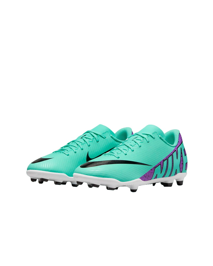 Nike scarpa da calcio da bambino e ragazzo Vapor 15 Club FG/MG DJ5958-300 turchese fucsia nero 