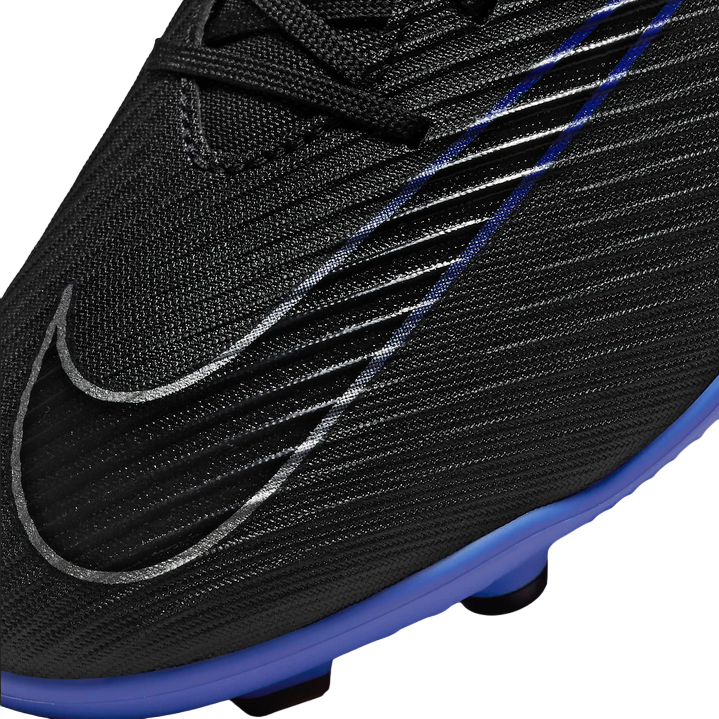 Nike scarpa da calcio da uomo Vapor 15 Club FG/MG DJ5963-040 nero-azzurro 3