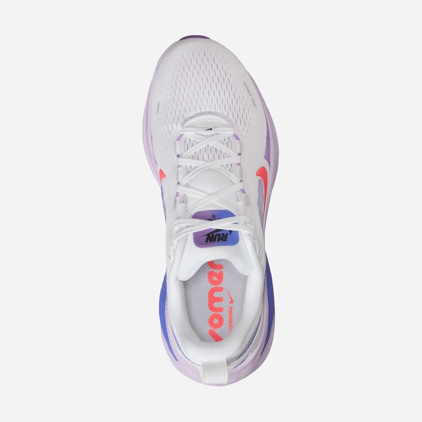 Nike scarpa da corsa da donna Vomero 18 HM6804-112 bianco-viola vista dall'alto