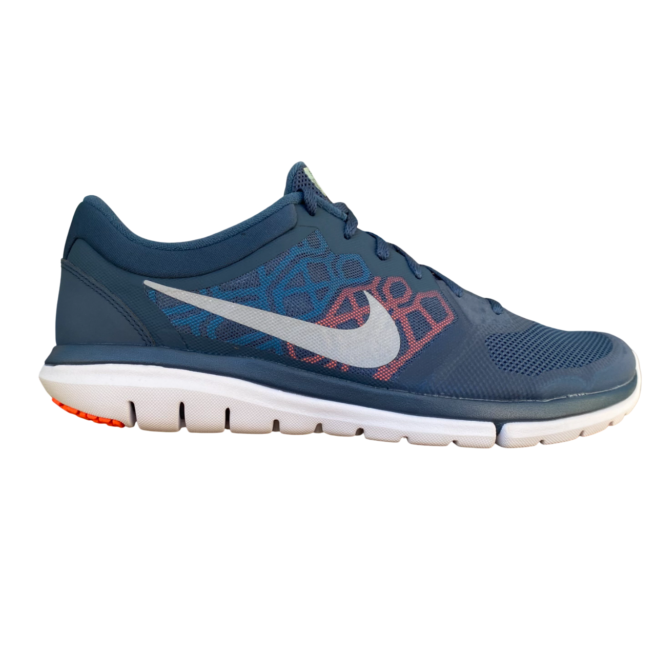 Nike scarpa da ginnastica da uomo Flex 2015 RN Flash 807176 406 blue metallic silver