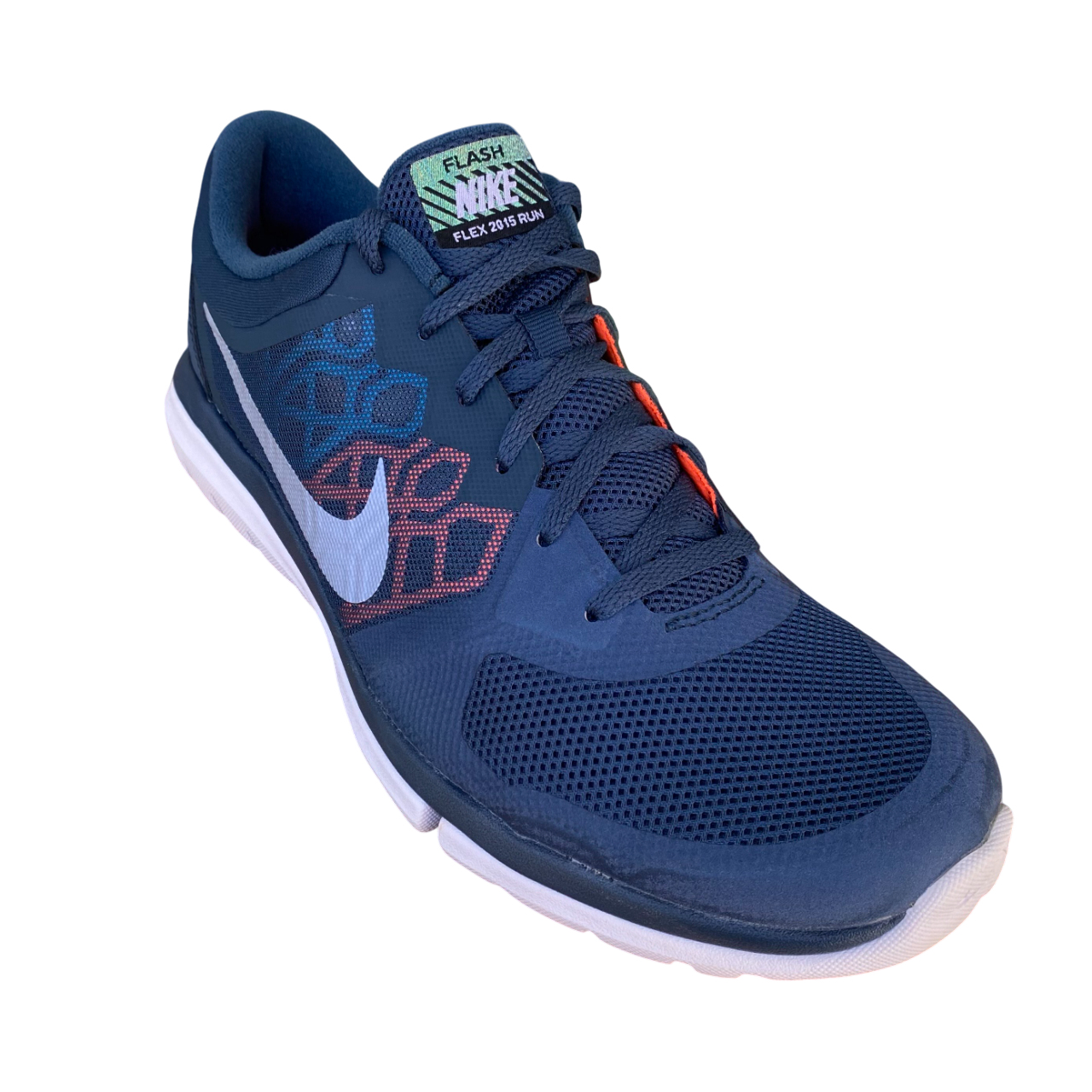 Nike scarpa da ginnastica da uomo Flex 2015 RN Flash 807176 406 blue metallic silver