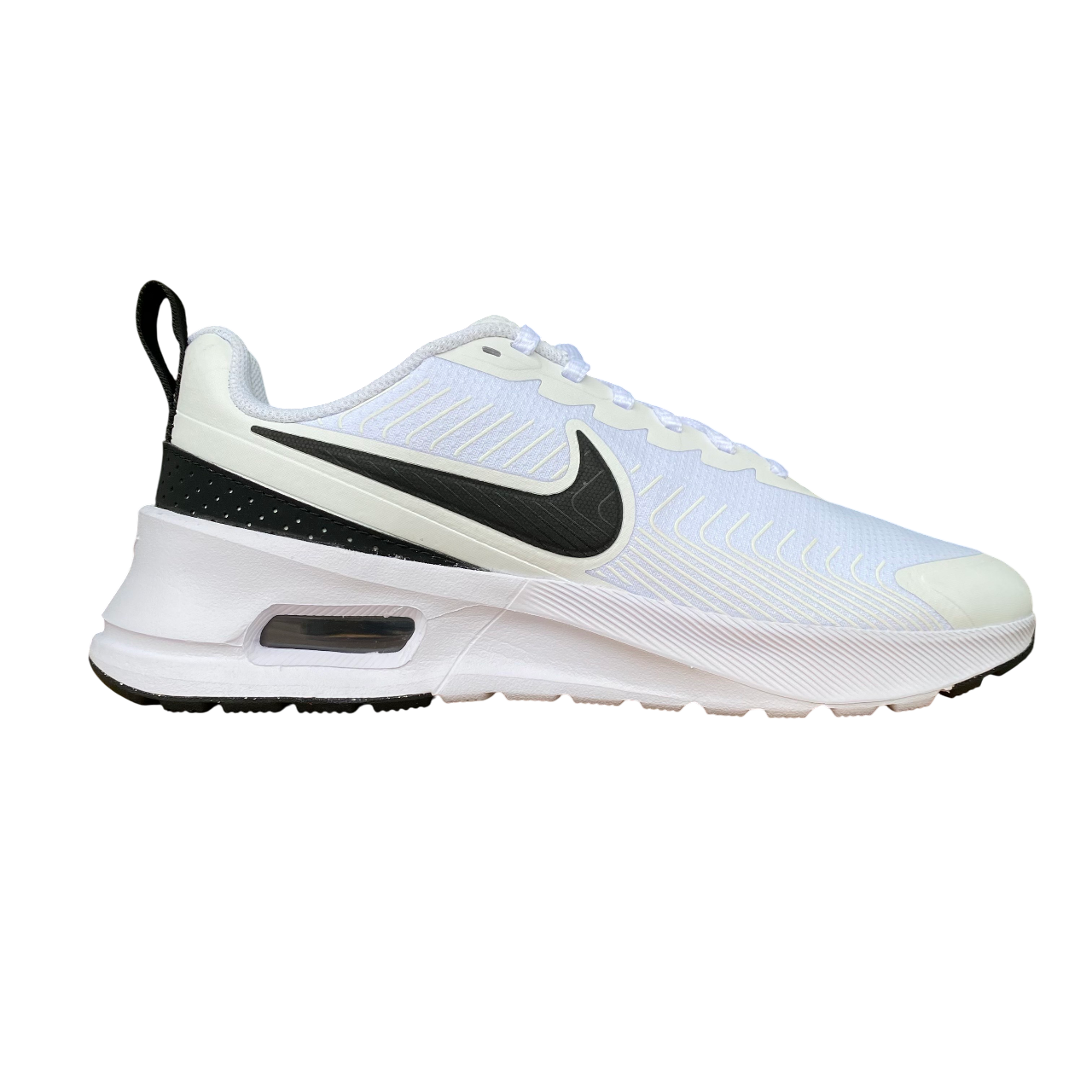 Nike scarpa da sneakers da uomo Air Max Nuaxis FD4329-101 bianco-nero