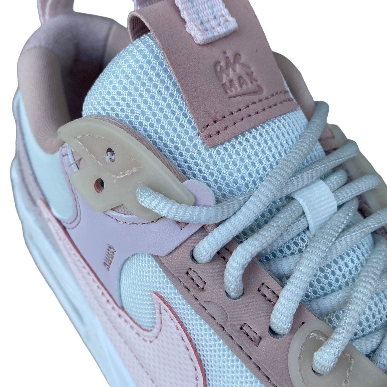 Nike scarpa sneakers da donna Air Max 90 Futura DM9922-104 bianco-rosa 2