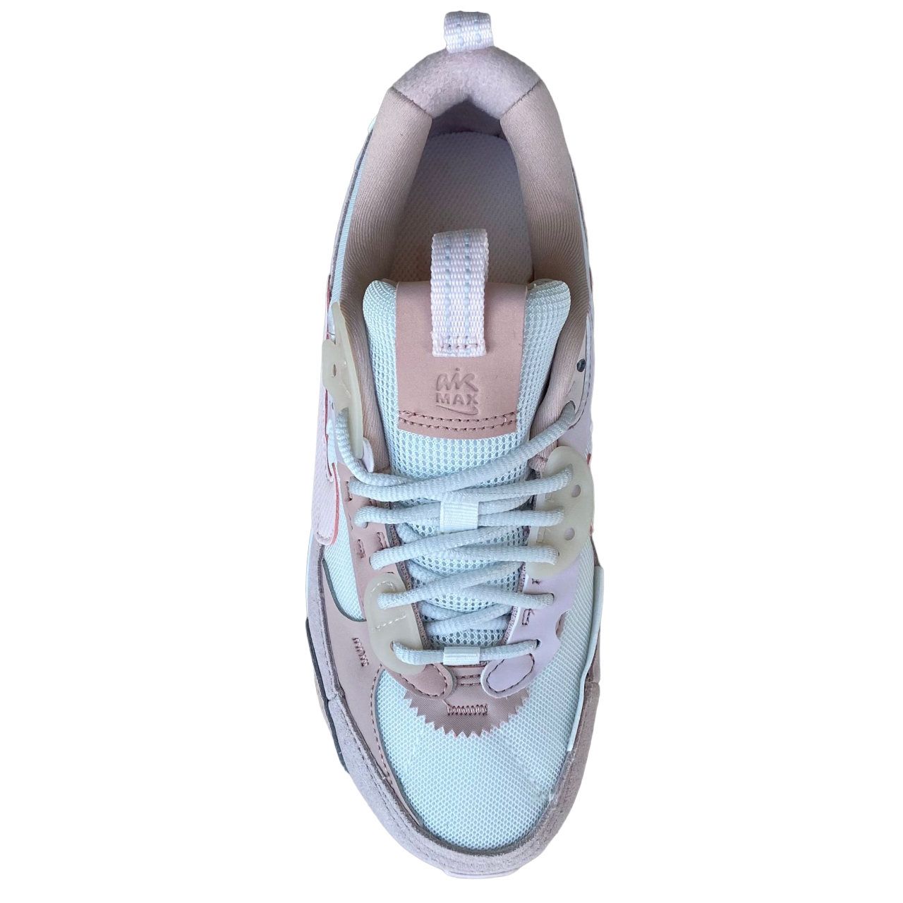Nike scarpa sneakers da donna Air Max 90 Futura DM9922-104 bianco-rosa 3