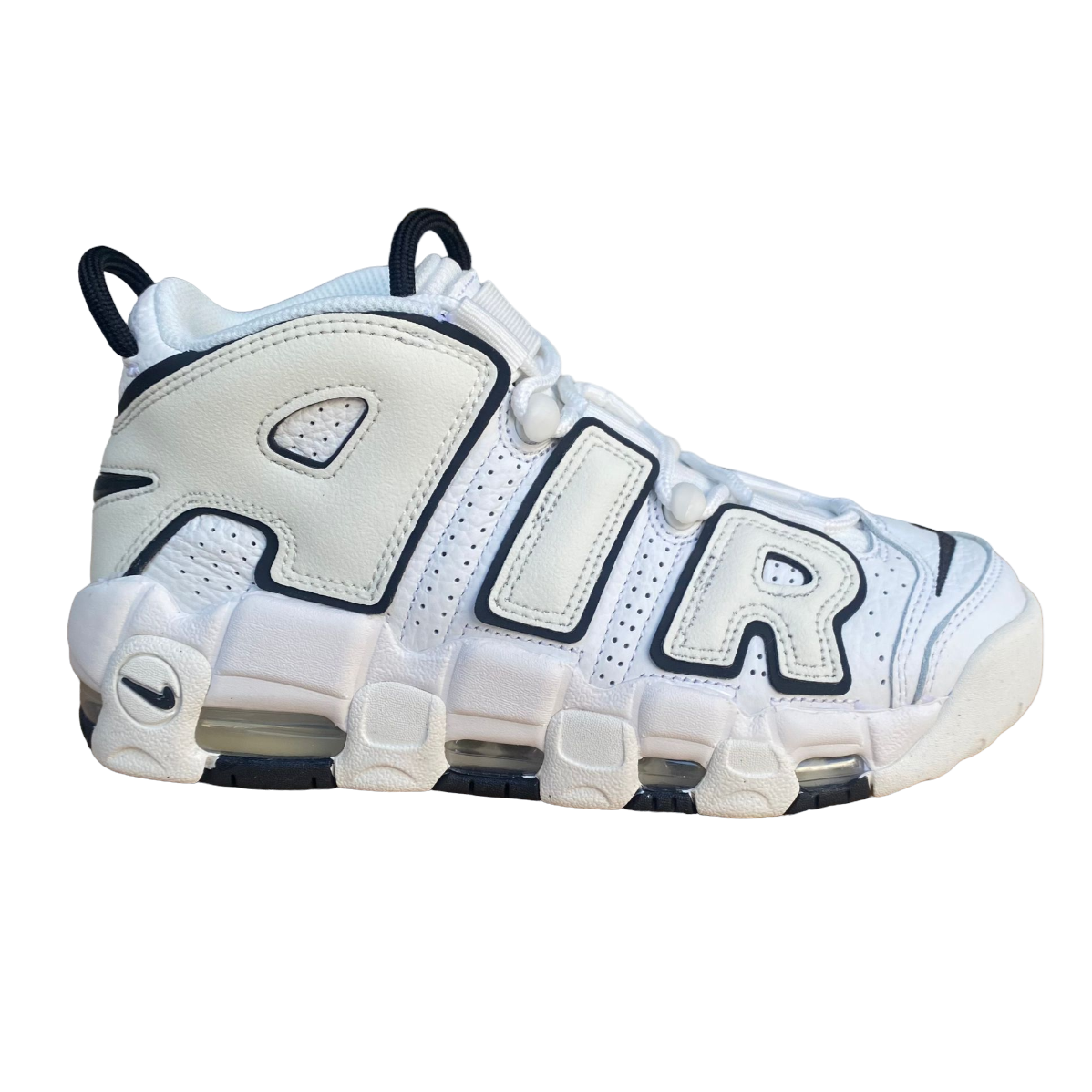 Nike scarpa sneakers da donna Air More Uptempo DO6718-100 bianco nero