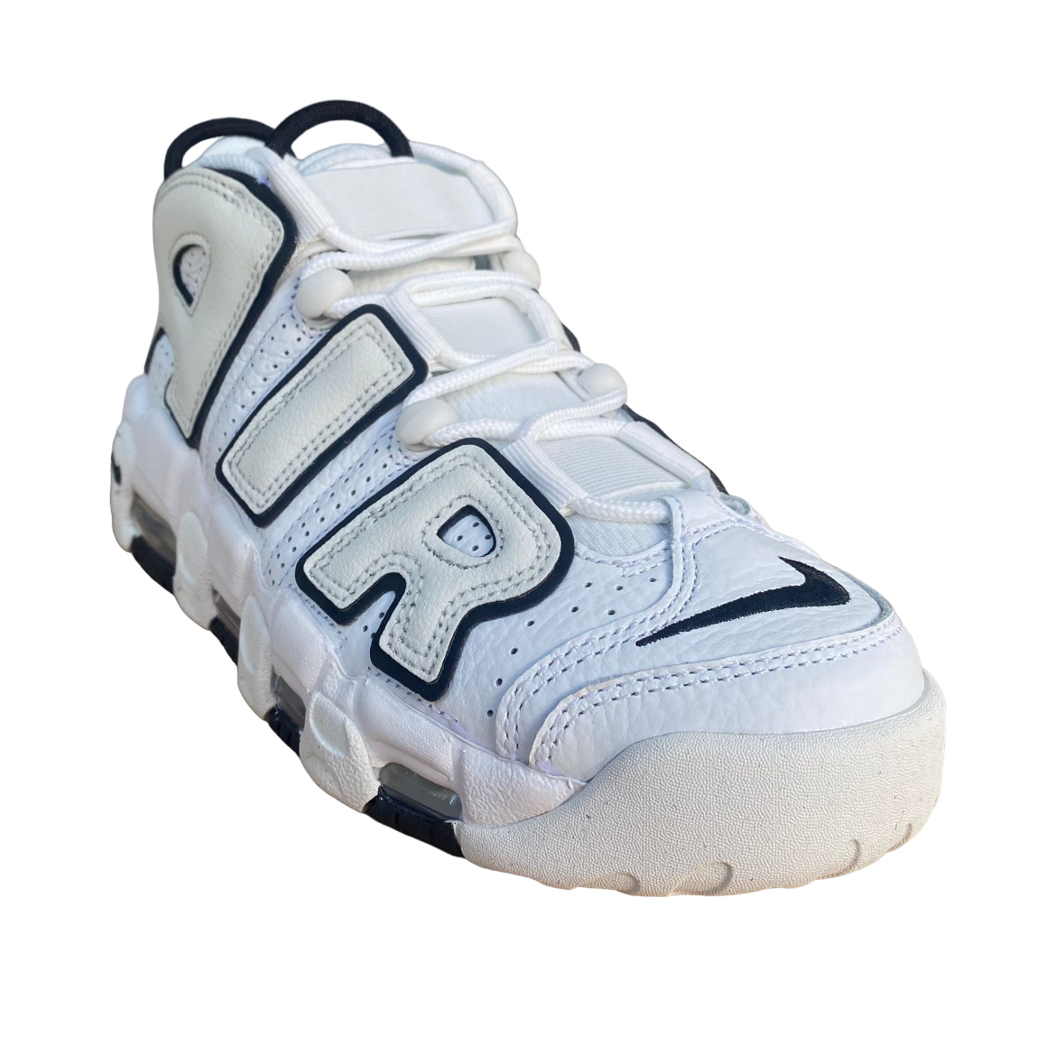 Nike scarpa sneakers da donna Air More Uptempo DO6718-100 bianco nero 2
