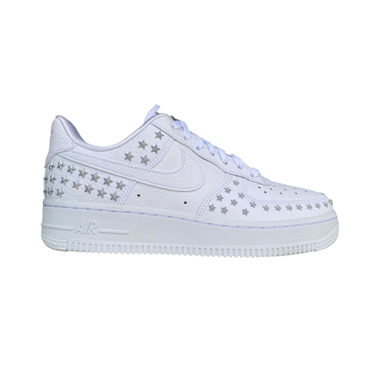 Nike scarpa sneakers da donna Nike Air Force 1 '07 XX Studded AR0639-100 bianco